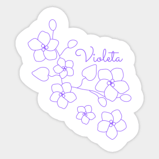 IZONE Violeta Sticker